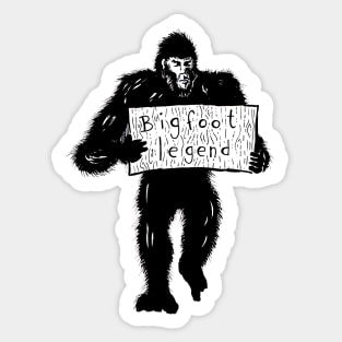 Bigfoot Legend Sticker